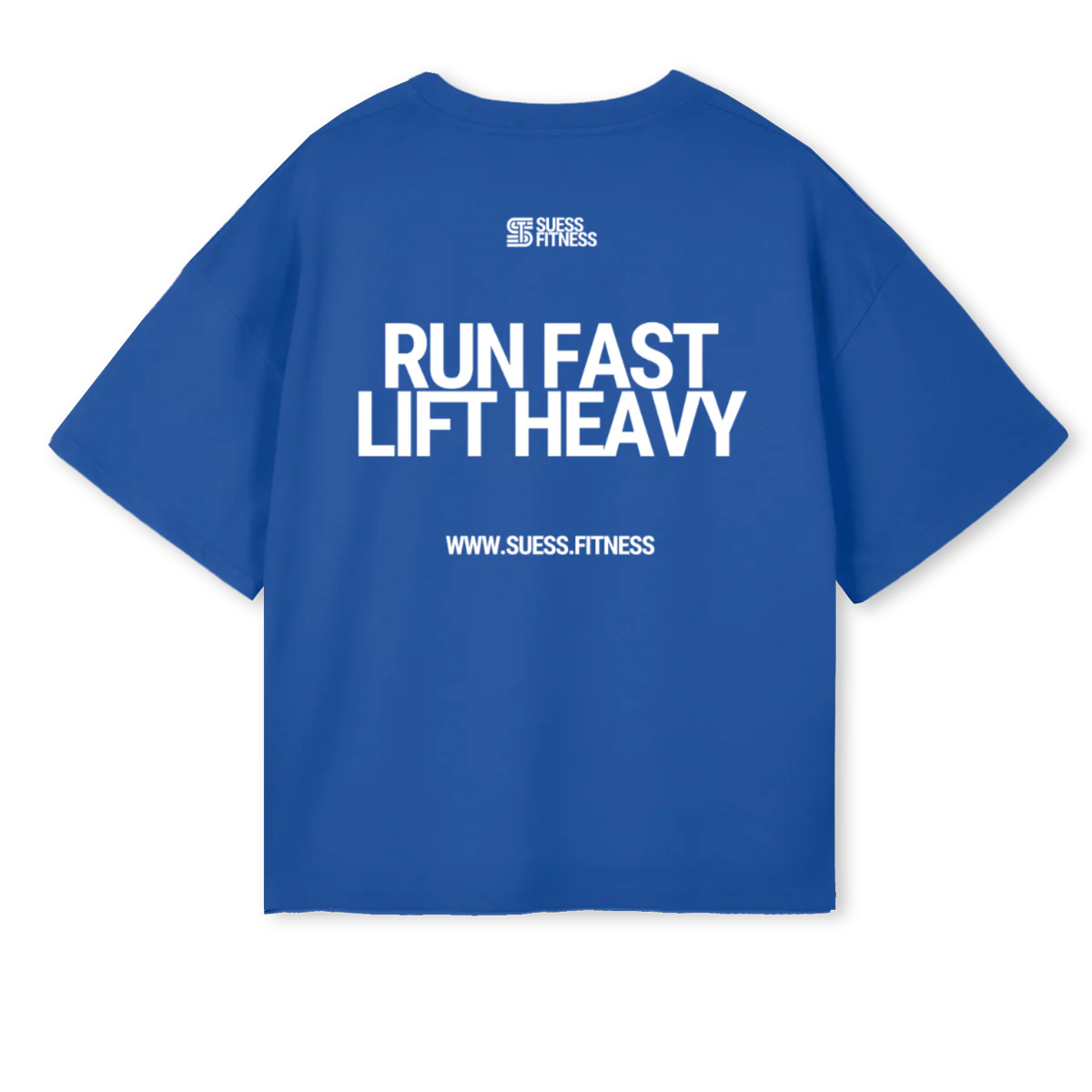 FRÜHLINGFEMALE Cobalt Blue Oversized Boxy Tee. - Image 2