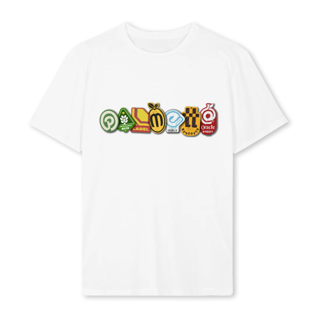FRUIT White Regular Tee.