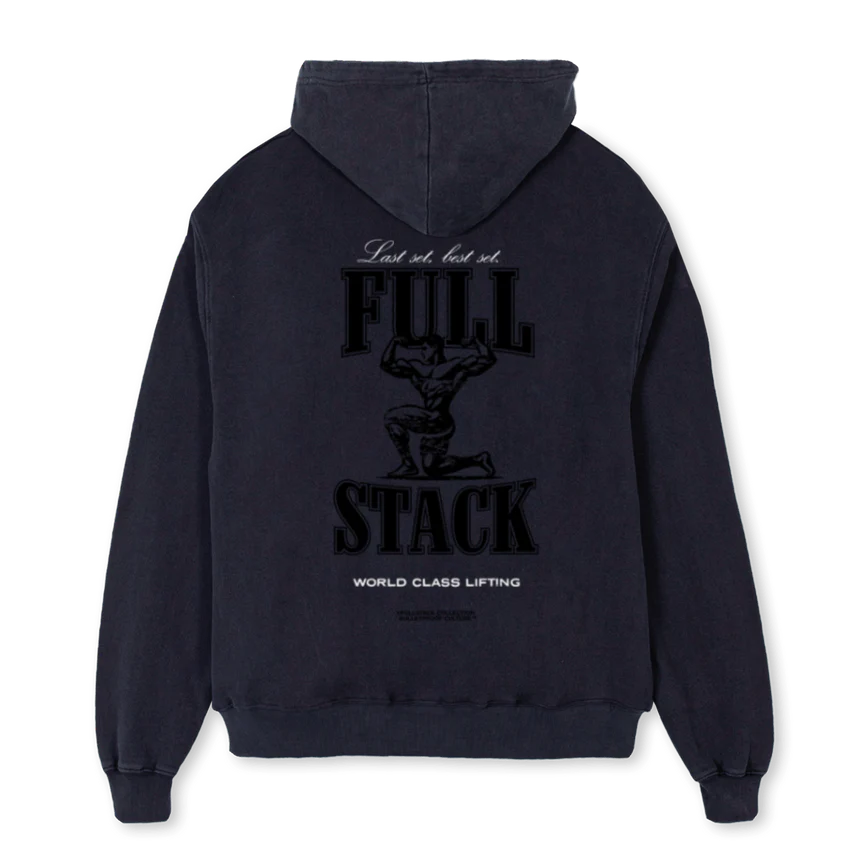 FSBOB Vintage Black Oversized Hoodie. - Image 2