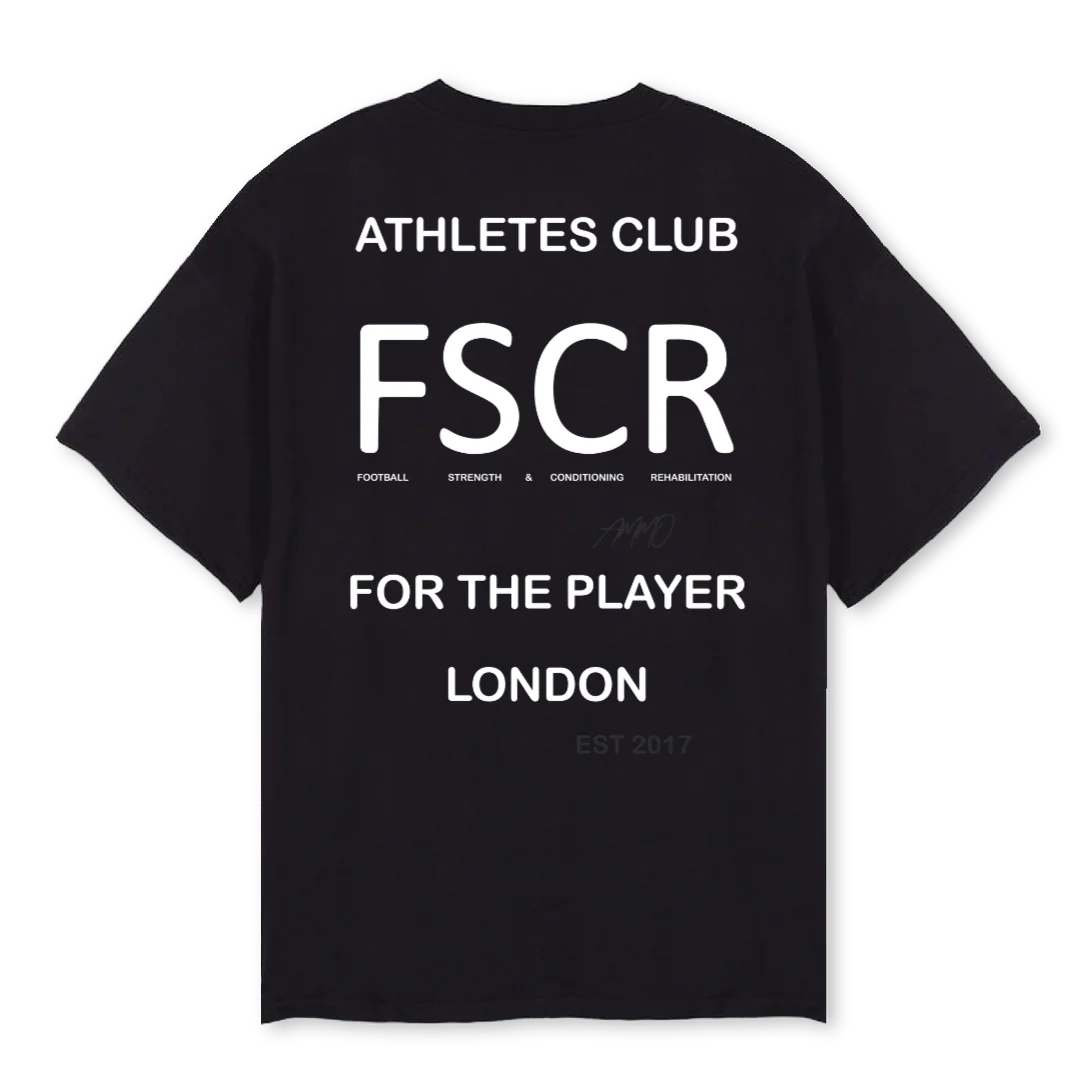 FSCR ATH Black Oversized Tee. - Image 2