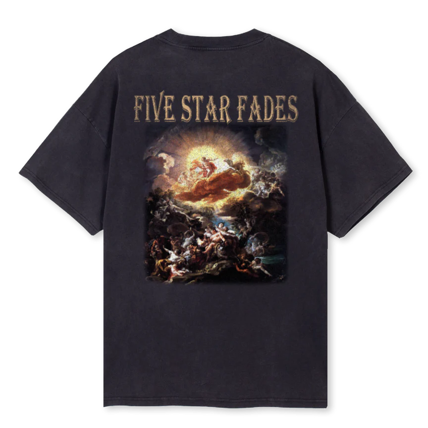 FSF Vintage Black Oversized Tee. - Image 2