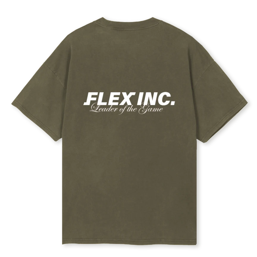 LOTGBASIC_OST Vintage Olive Oversized Tee. - Image 2