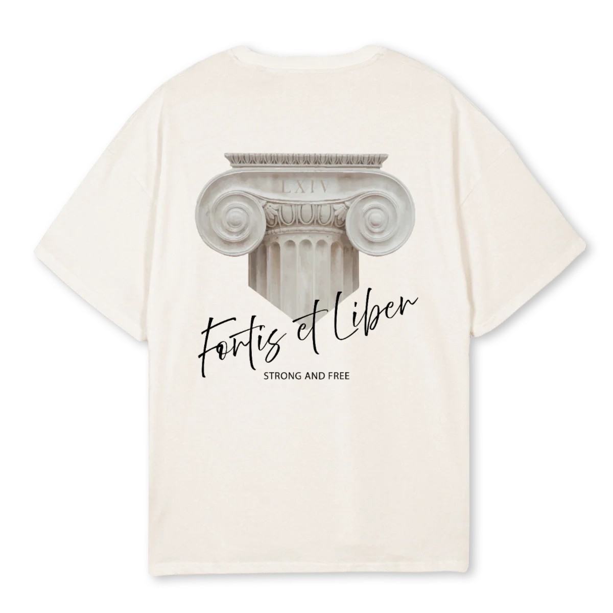 FTBLACKONWHITE Vintage White Oversized Tee. - Image 2