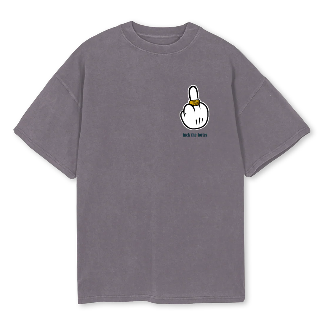 FTORIES Pigment Grey Oversized Tee.
