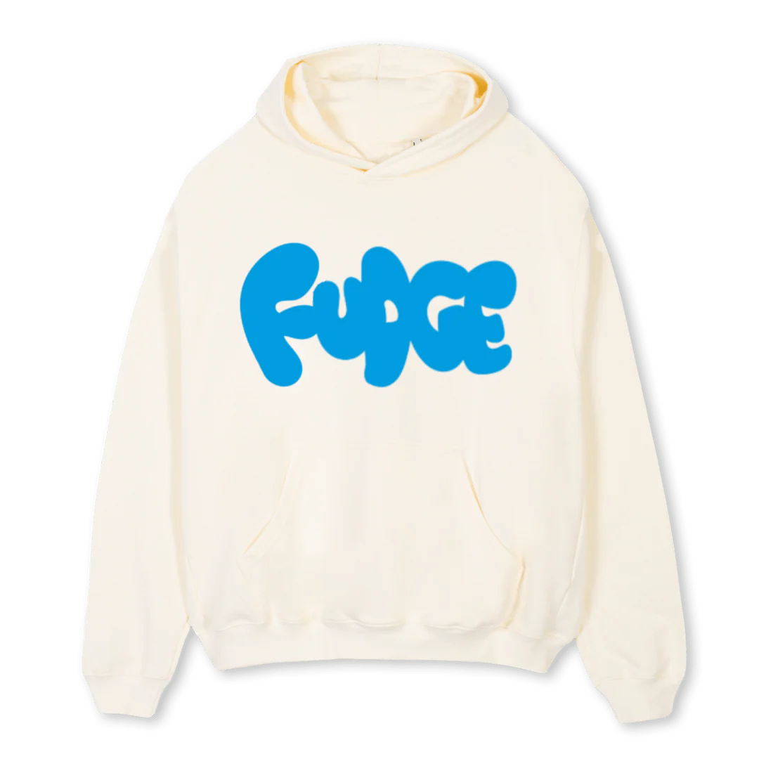 FUDGE SP Cream Oversized Hoodie.