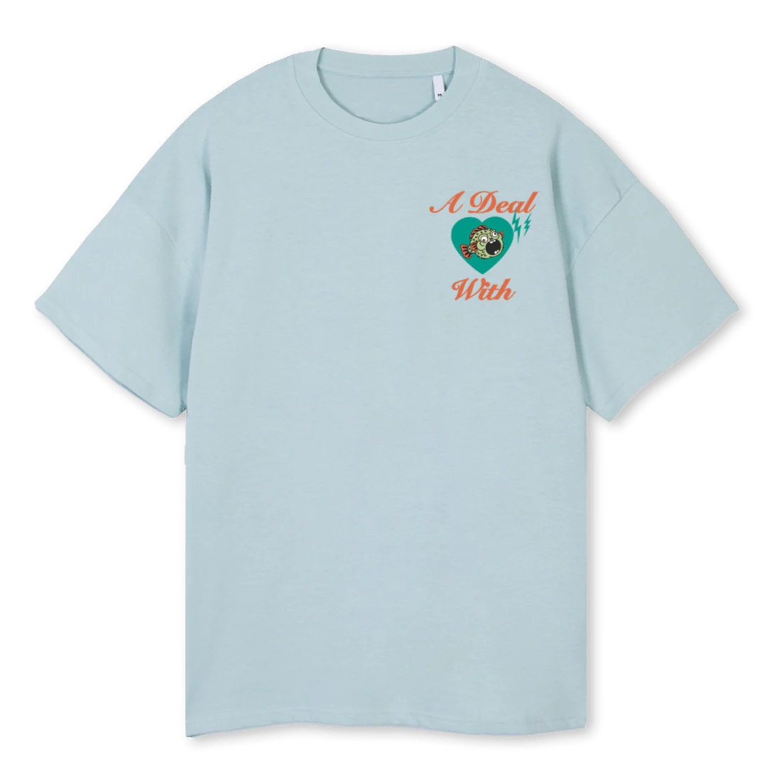 FUGU Cold Blue Oversized Tee.