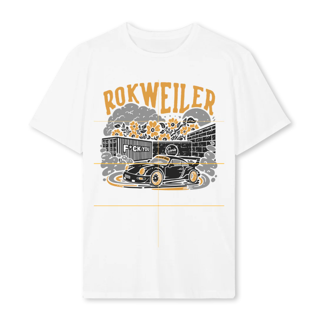 FULLTHROTTLEWHITETEE White Regular Tee.