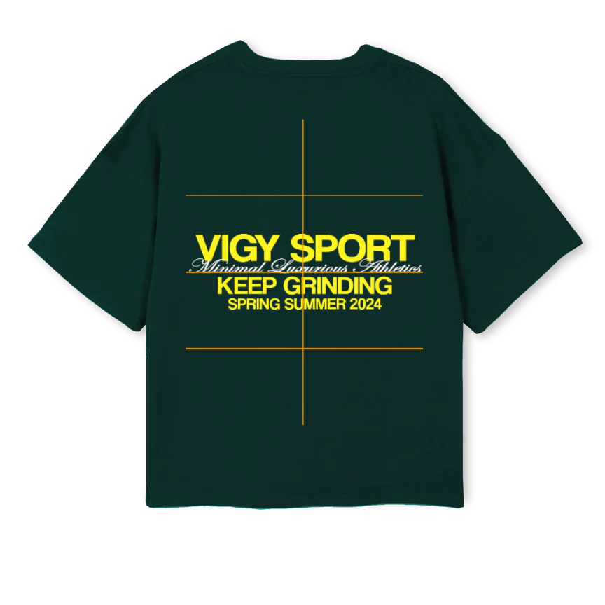 FUNDAMENTALGREEN Wild Green Oversized Boxy Tee. - Image 2