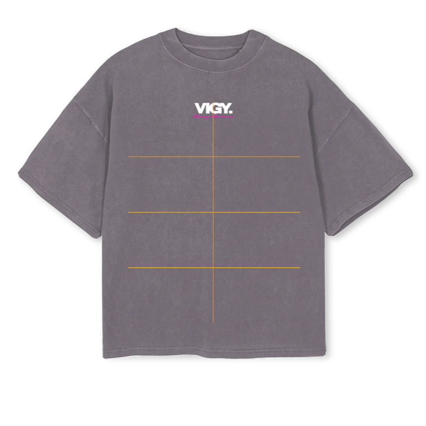 FUNDAMENTALPIGMENT Pigment Grey Oversized Boxy Tee.