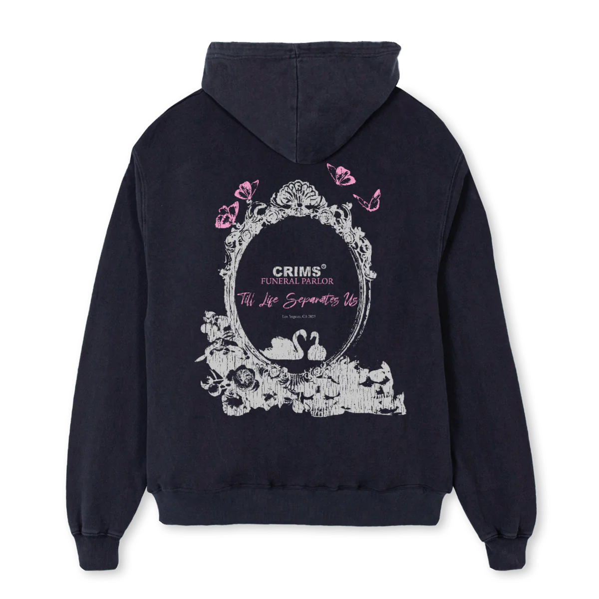 FUNERALHOODIE Vintage Black Oversized Hoodie. - Image 2