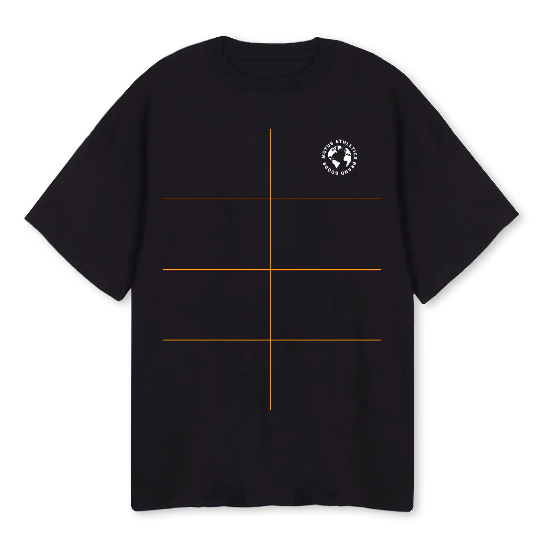 FURYOVERSIZED Black Oversized Tee.
