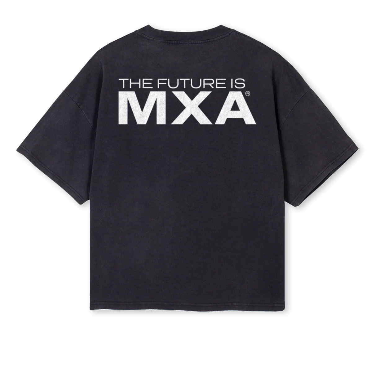 FUTUREIS Vintage Black Oversized Boxy Tee. - Image 2