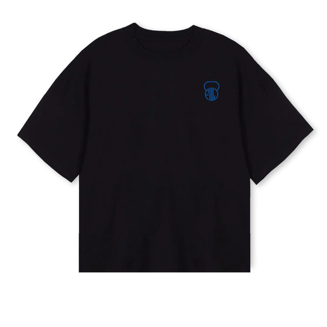 FWJBLACKBOXY Black Oversized Boxy Tee.
