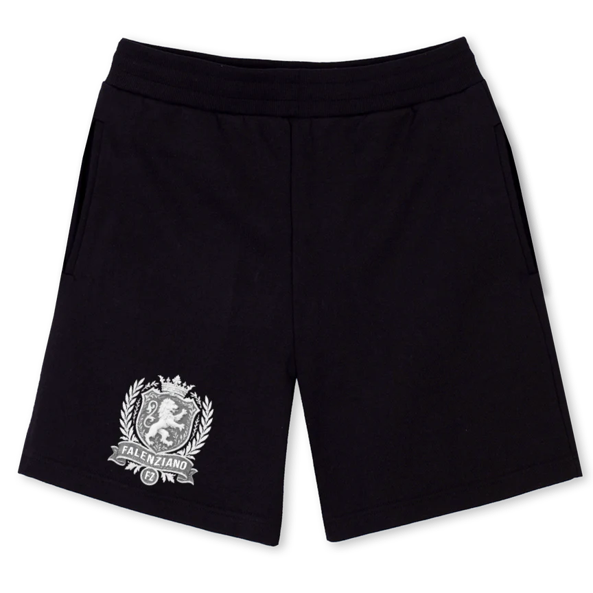 FZ SIGIL Black Relaxed Sweatshorts.