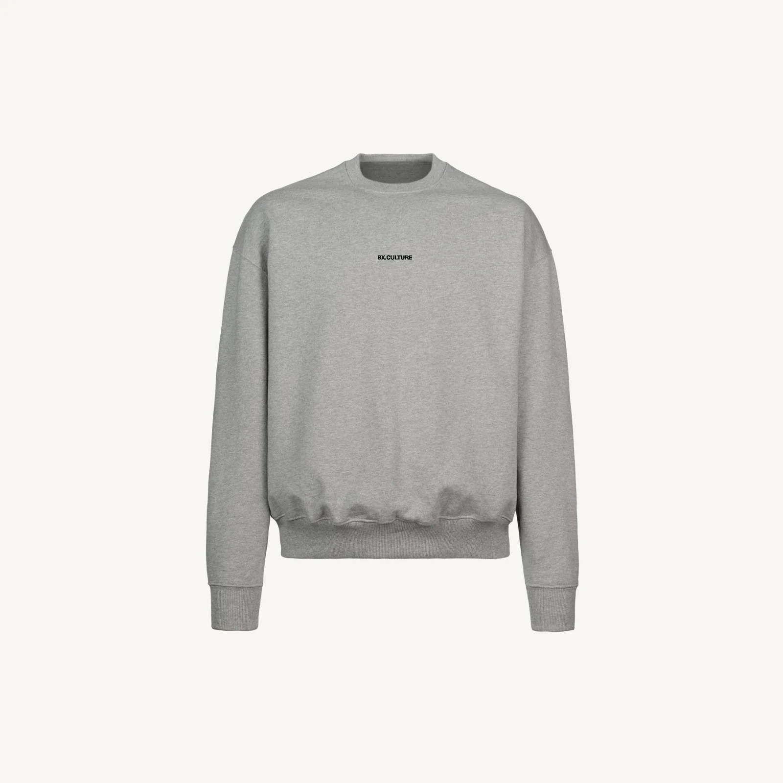 G Crewneck Grey Marl Oversized Crewneck Sweater.