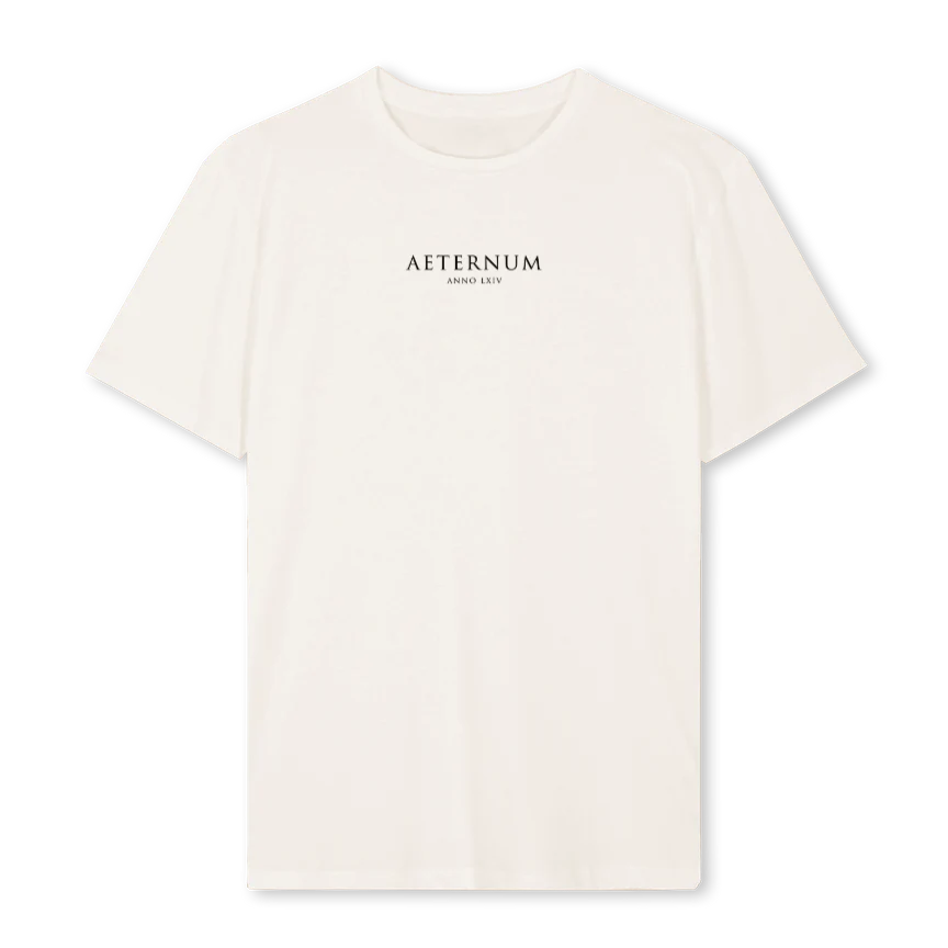 AETERNUMFRONTLXIV_VW Vintage White Regular Tee