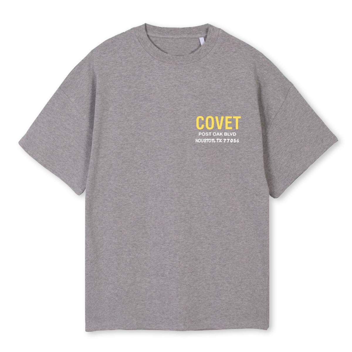 GALLERY Grey Marl Oversized Tee.