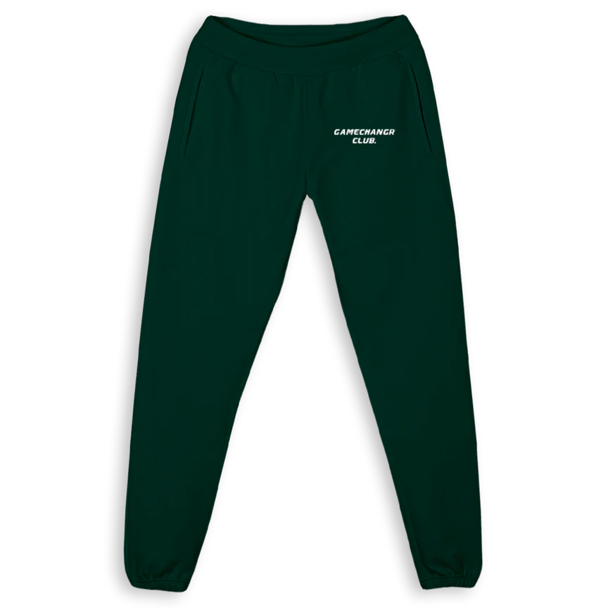 GAMECHANGRPANTSGR Wild Green Sweatpants.