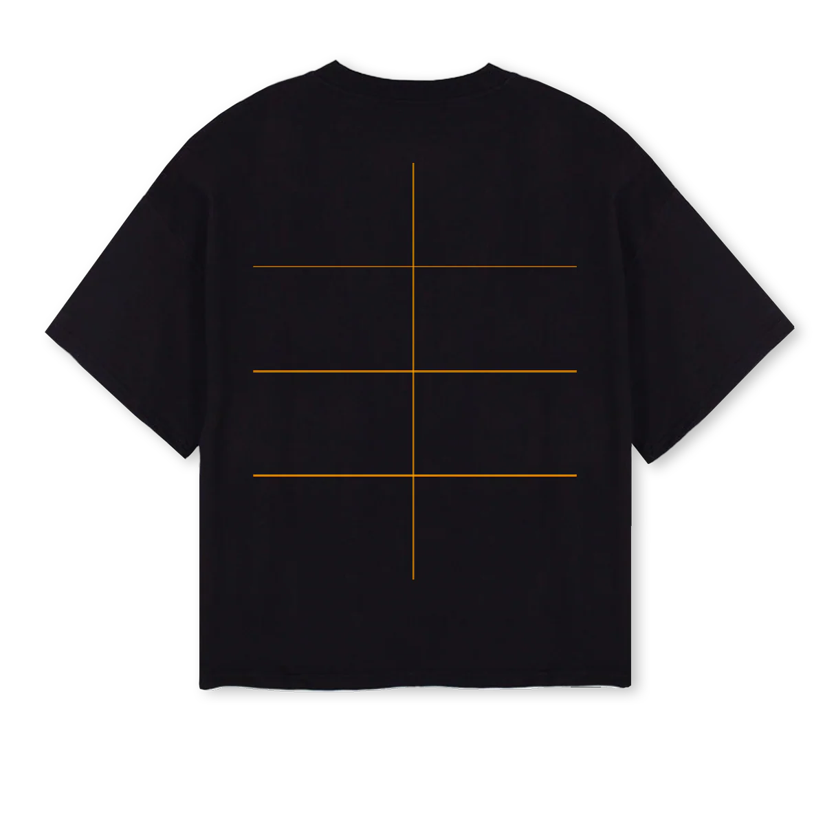 GANDG WTEE TORT Black Oversized Boxy Tee. - Image 2
