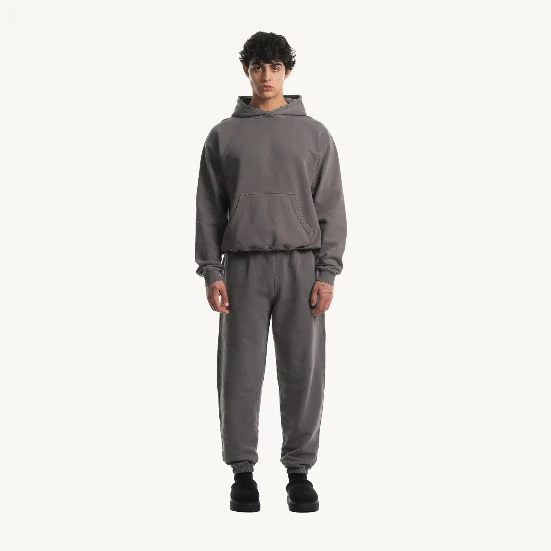 Pigment Grey Oversized Hoodie. - Image 3