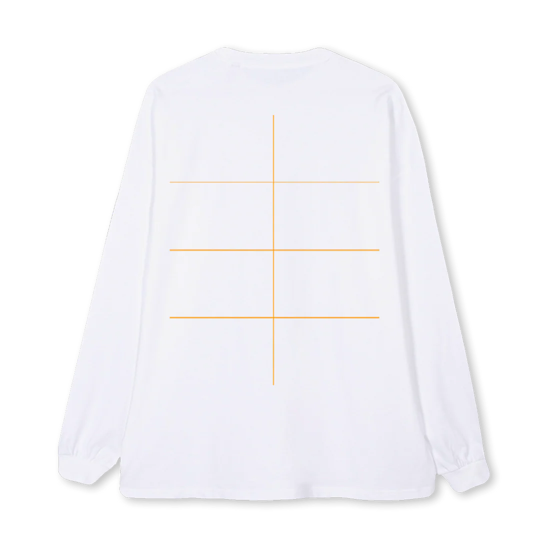 GASOLINE T White Oversized LS Tee. - Image 2