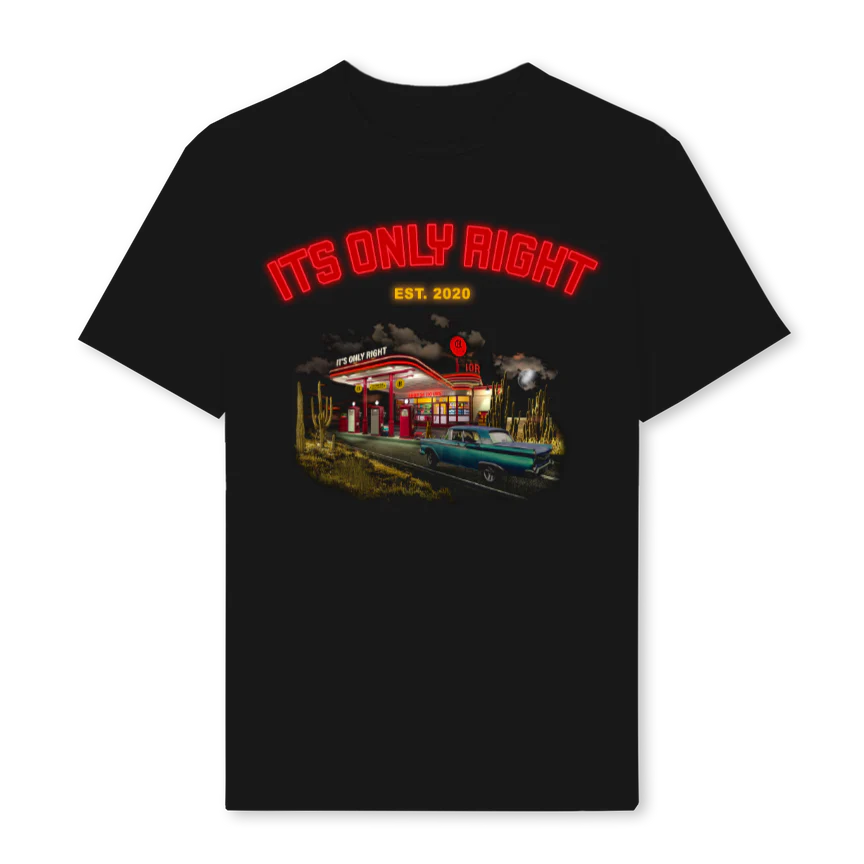 GAST Black Regular Tee.