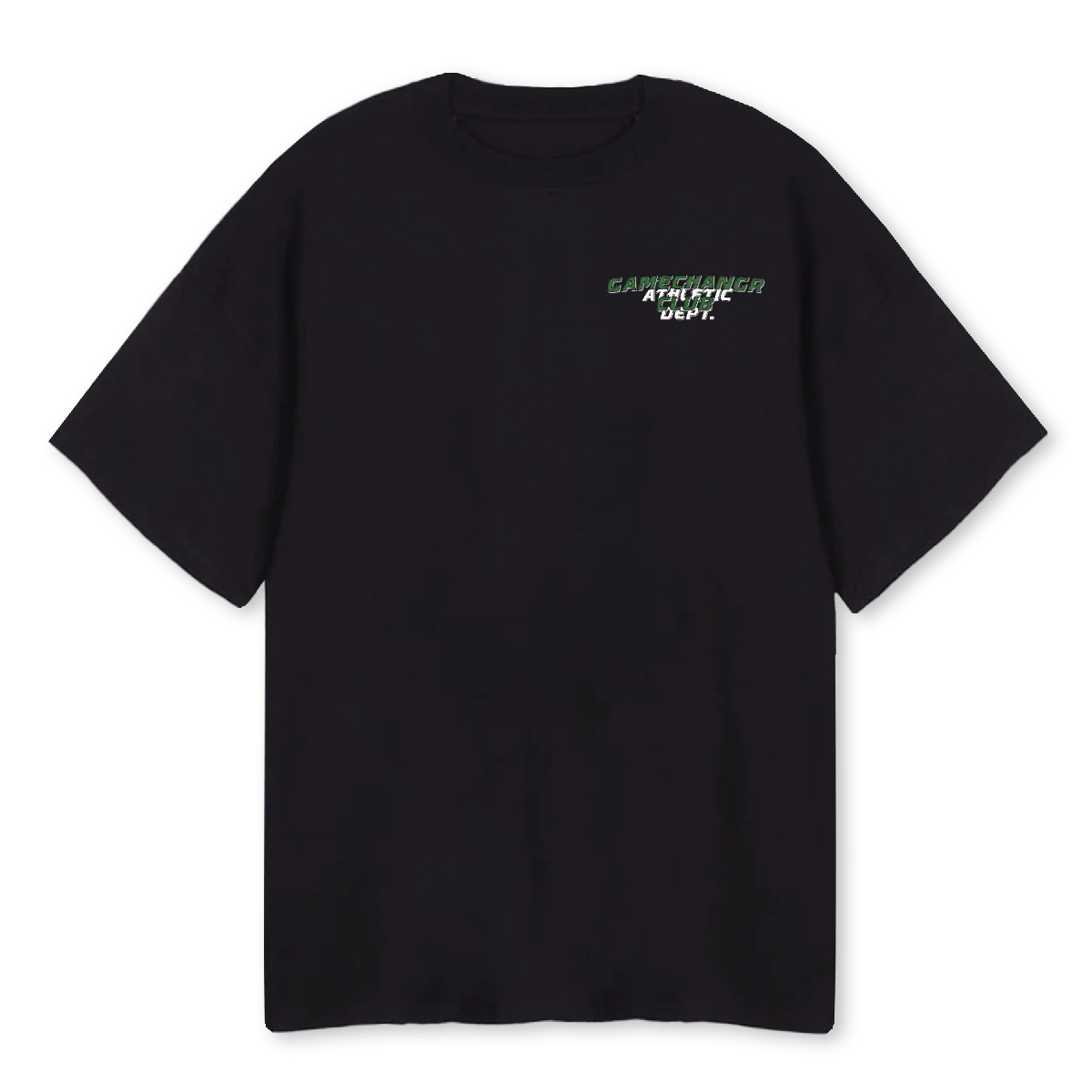 GCGREENSUM Black Oversized Tee.