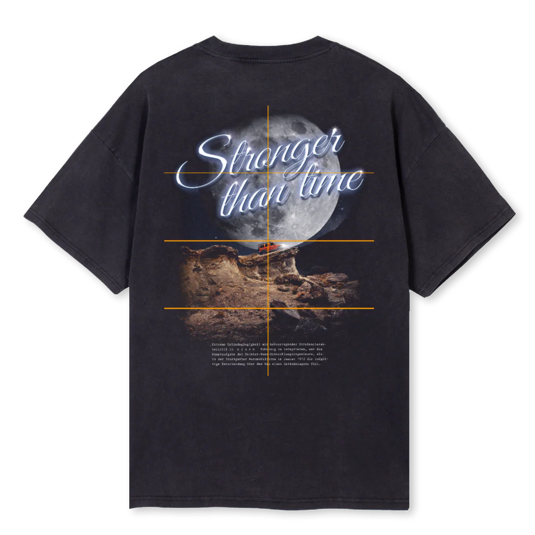 GCLASSSAMPLEONE Vintage Black Oversized Tee. - Image 2