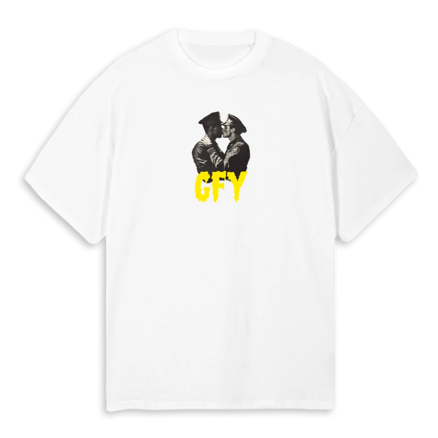GFYFIVEOH White Oversized Tee.