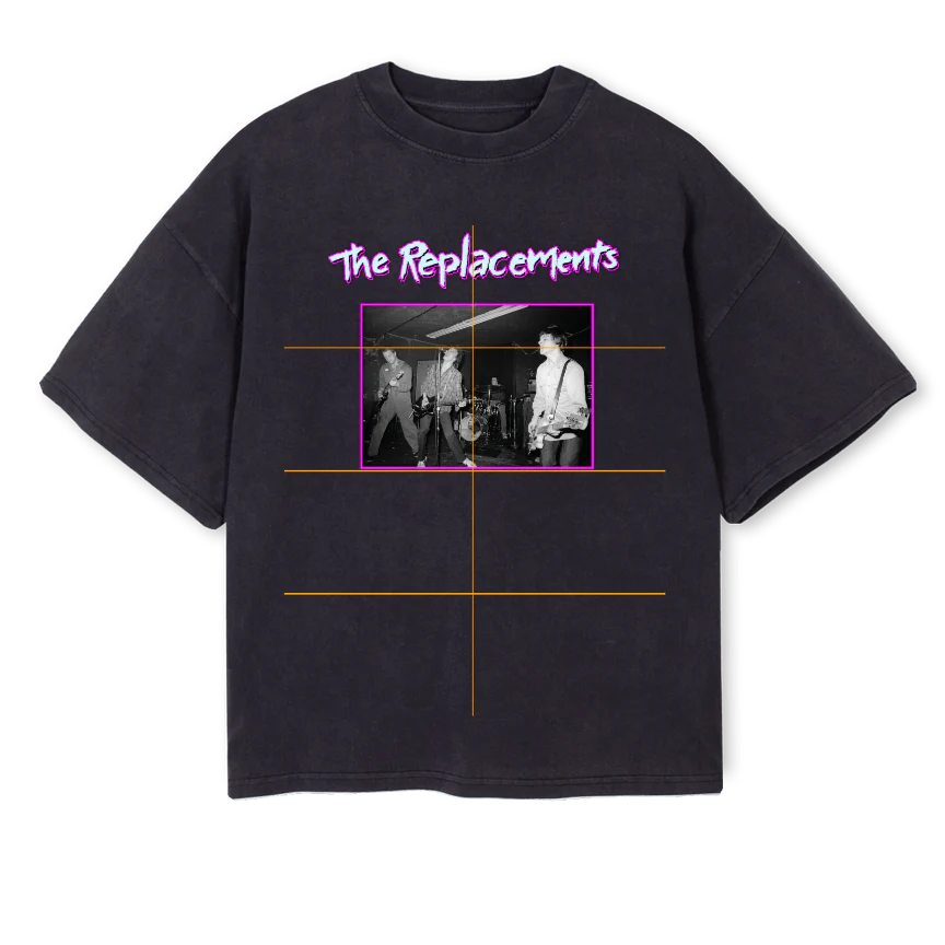 GFYREPPING Vintage Black Oversized Boxy Tee.