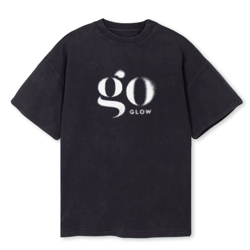 GGSHIRT Vintage Black Oversized Tee.