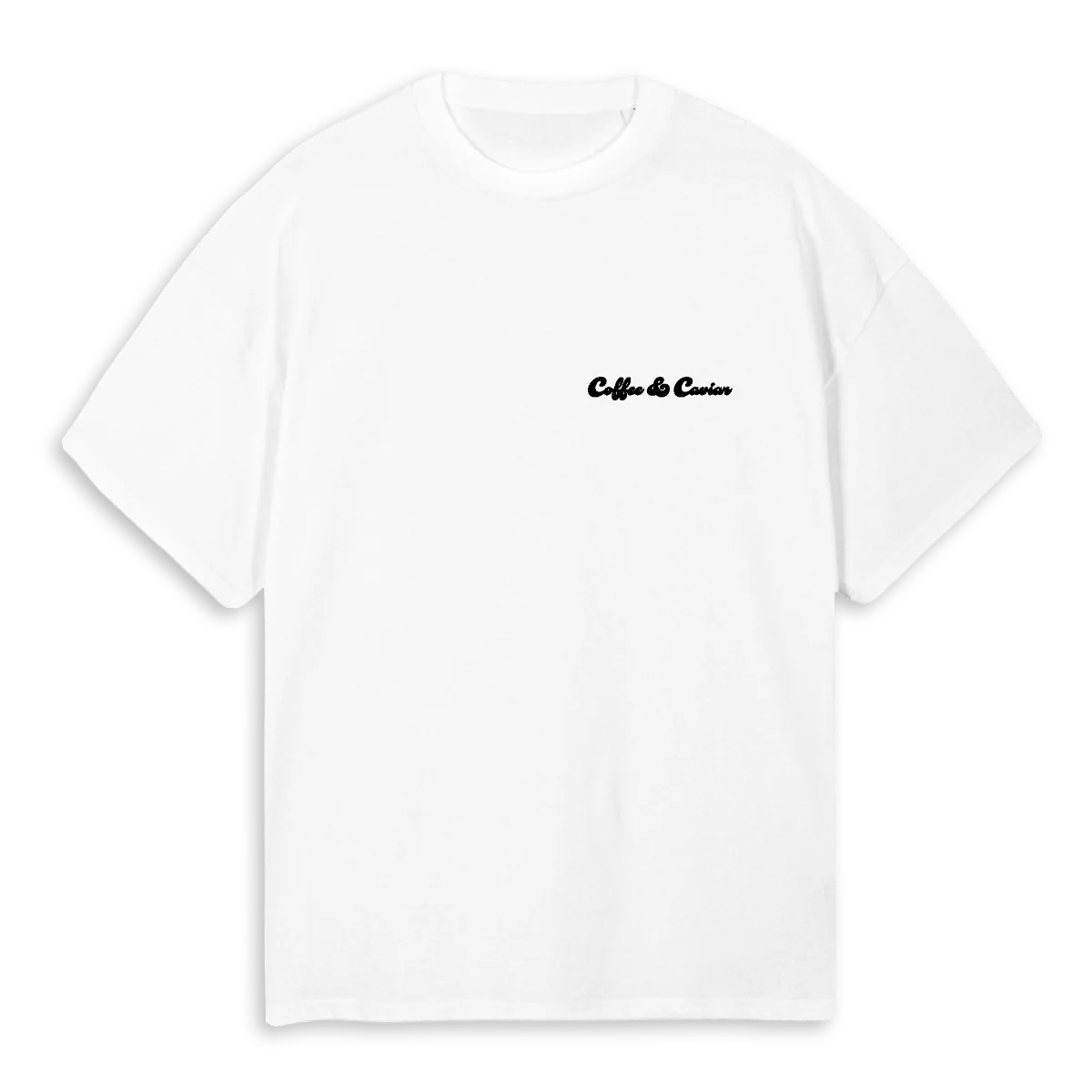 GHOSTSKATEBOARDER White Oversized Tee.