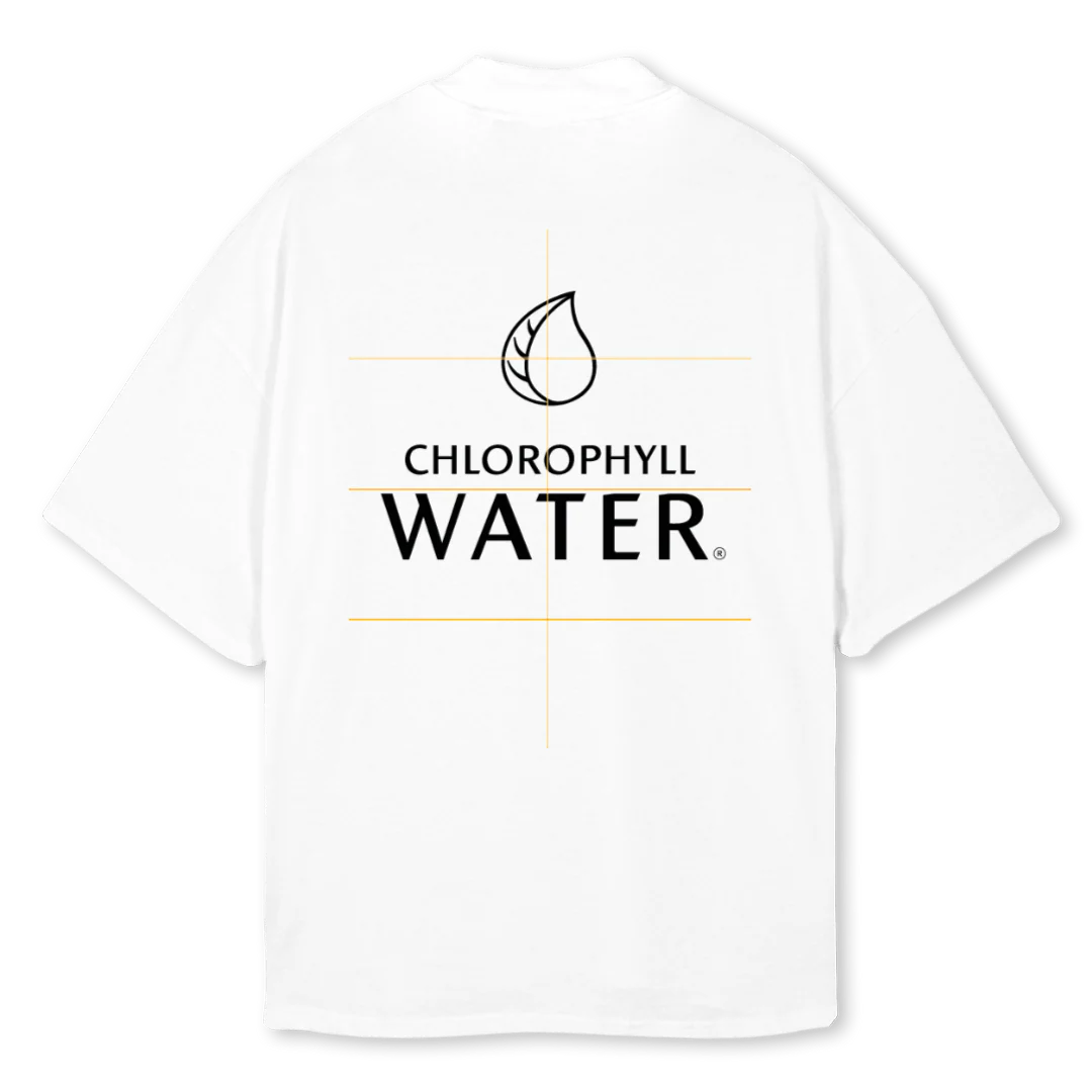 GIRL White Oversized Mock Neck Tee. - Image 2