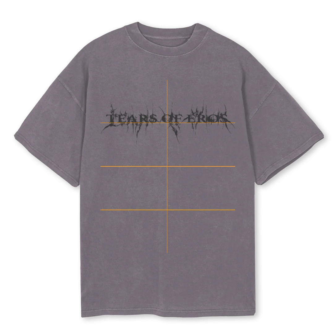 GJFHGJKFHD Pigment Grey Oversized Tee.