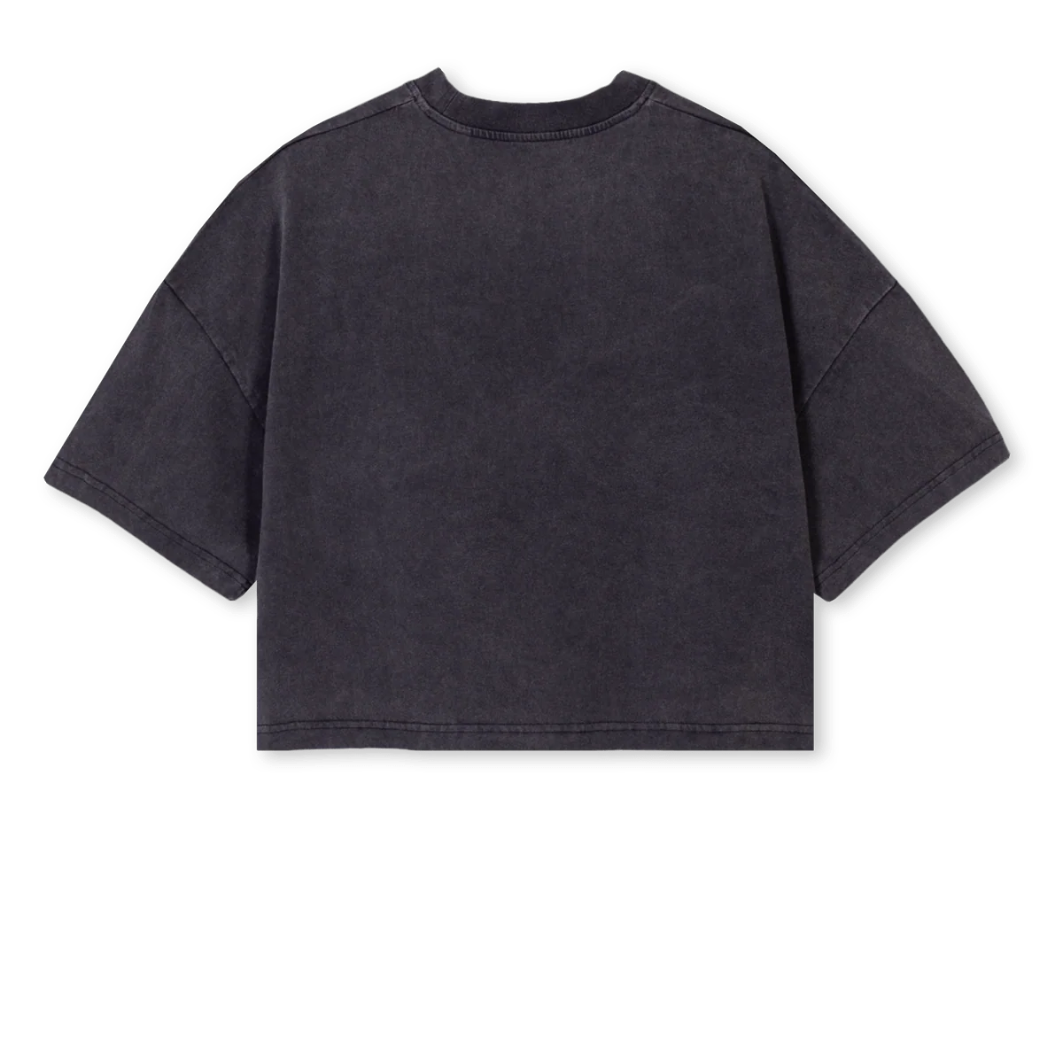 GLRC CROPP TE Vintage Black Cropped Oversized Tee. - Image 2