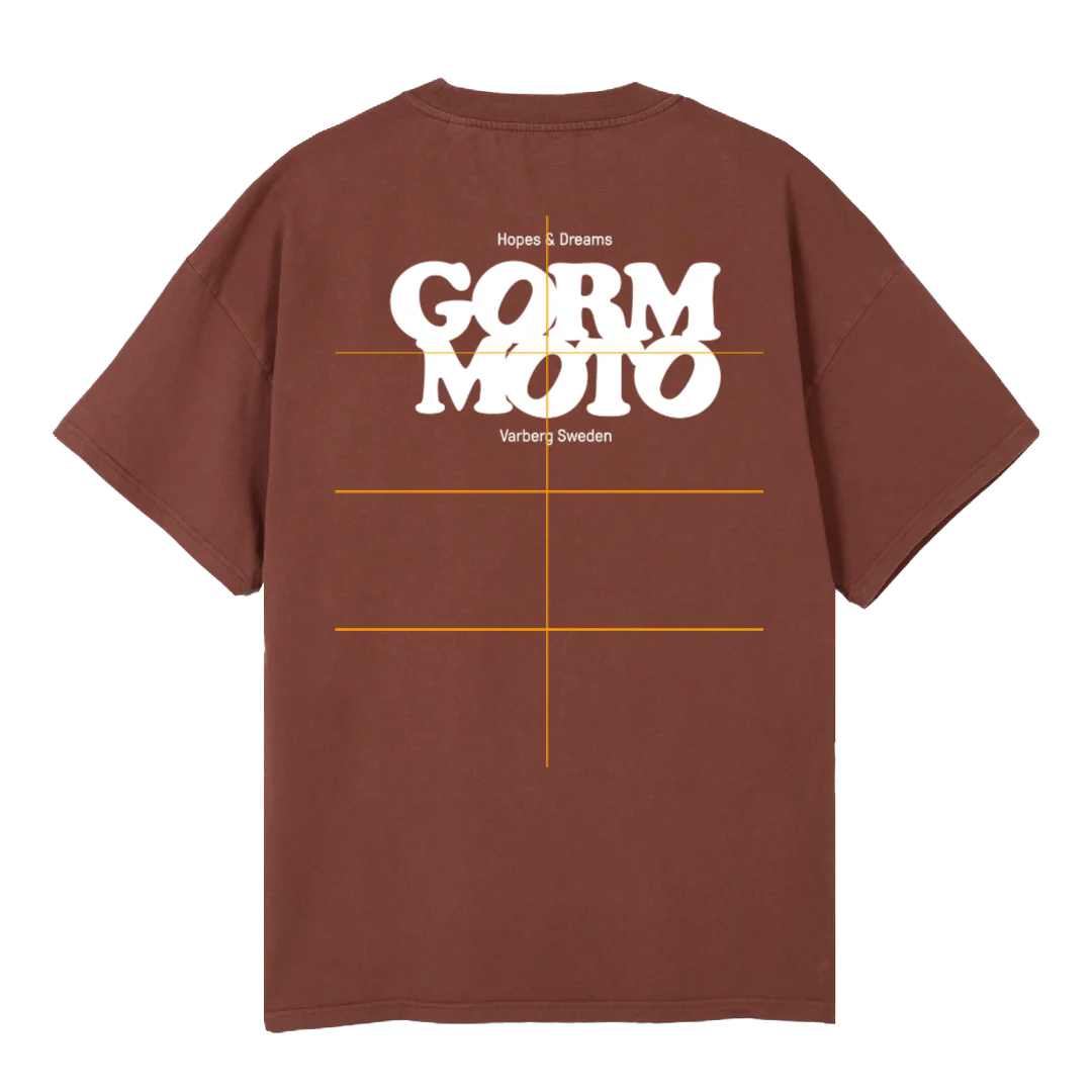 GMLOVE Vintage Brown Oversized Tee. - Image 2
