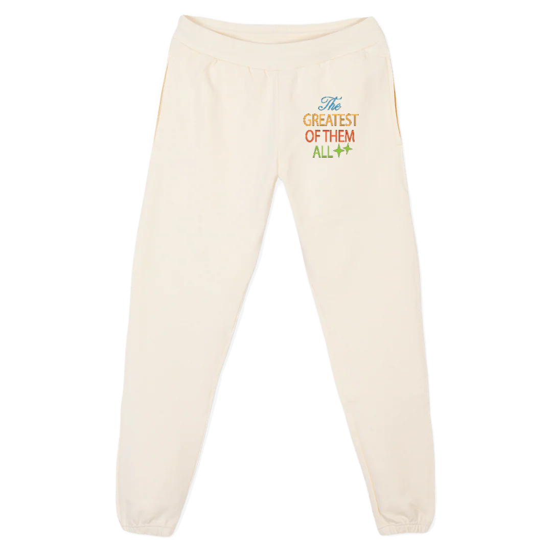 GOATPANT Cream Relaxed Sweatpants.