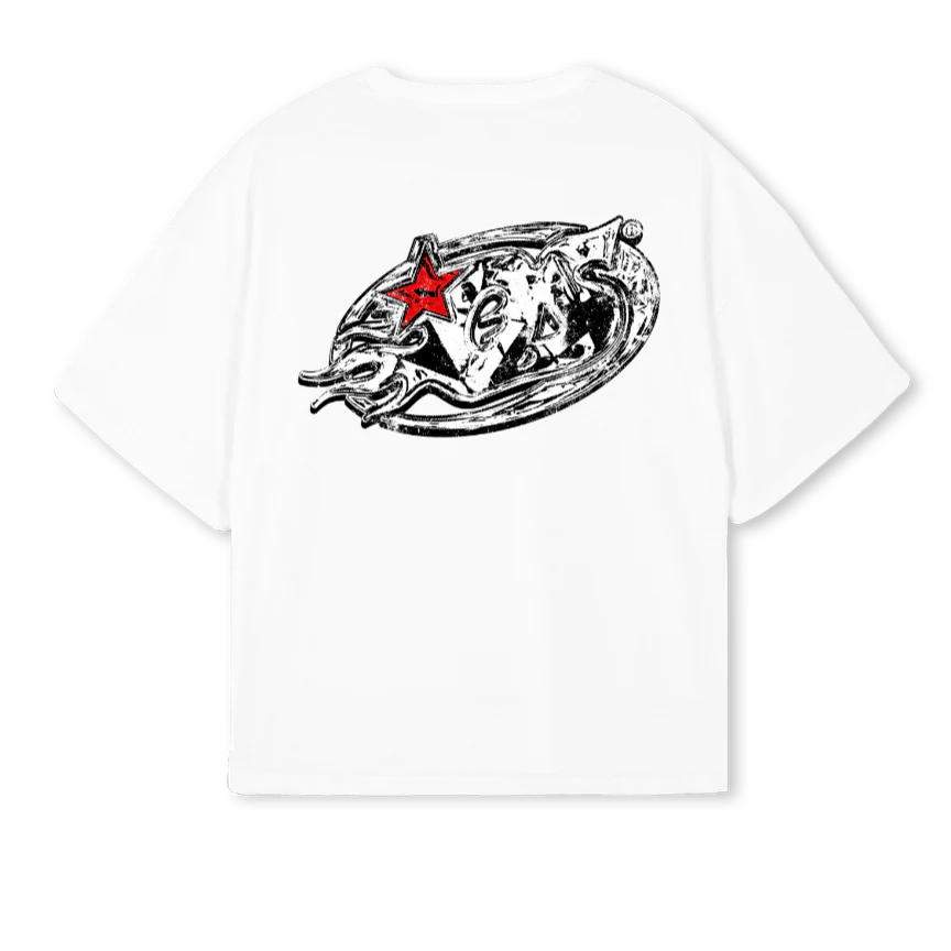 GODSPEED White Oversized Boxy Tee. - Image 2