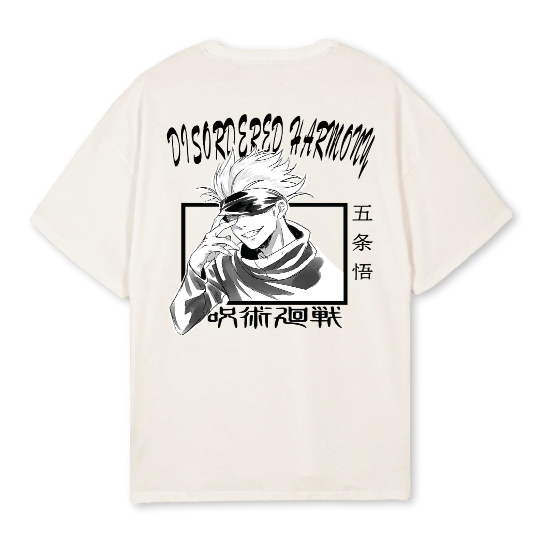 GOJO Vintage White Oversized Tee. - Image 2