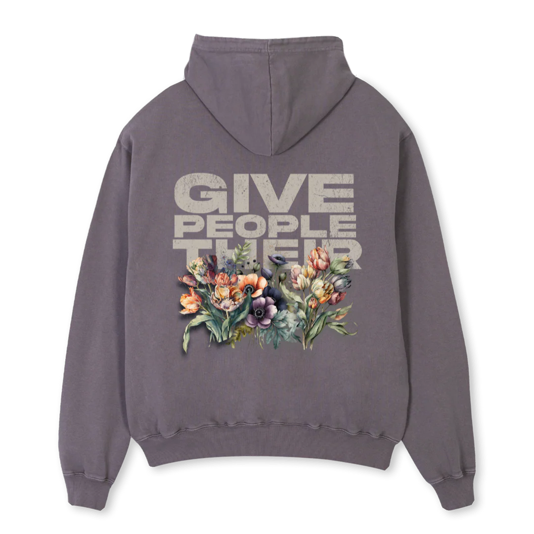 GPTFBIG Pigment Grey Oversized Hoodie. - Image 2