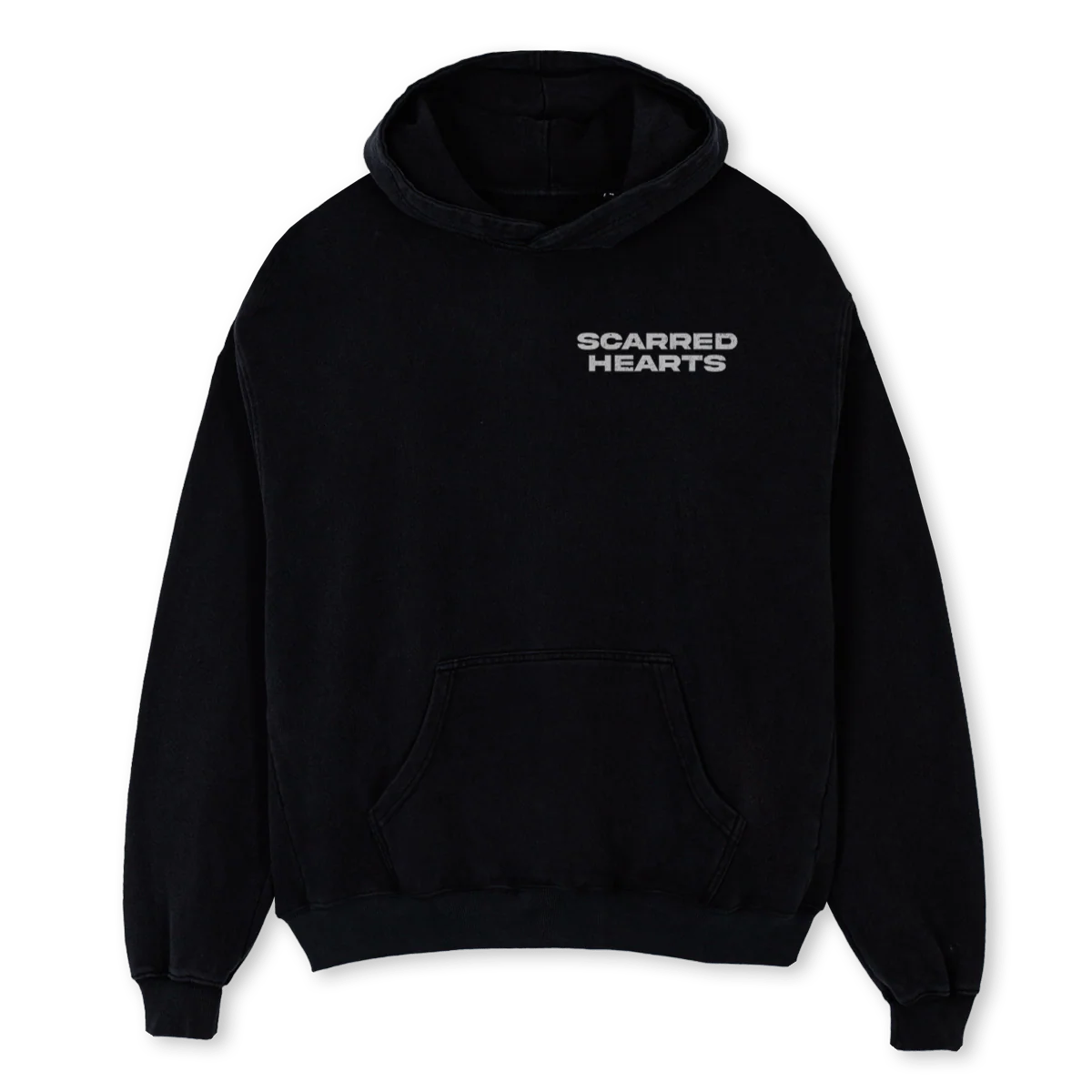 GPTFBLK Black Oversized Hoodie.