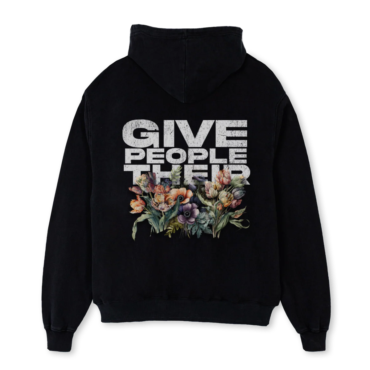 GPTFBLK Black Oversized Hoodie. - Image 2