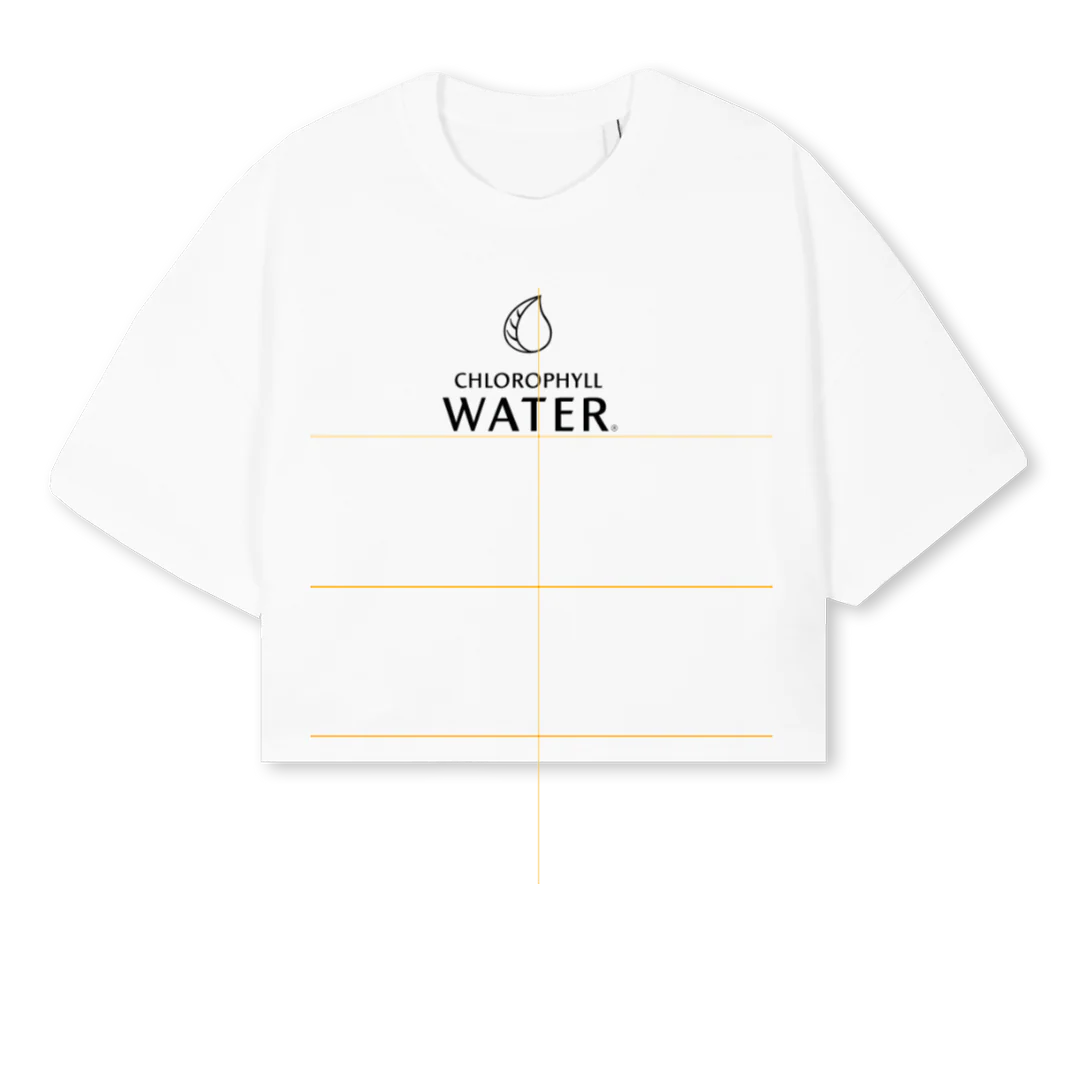 GRAZISHIRT White Cropped Oversized Tee.