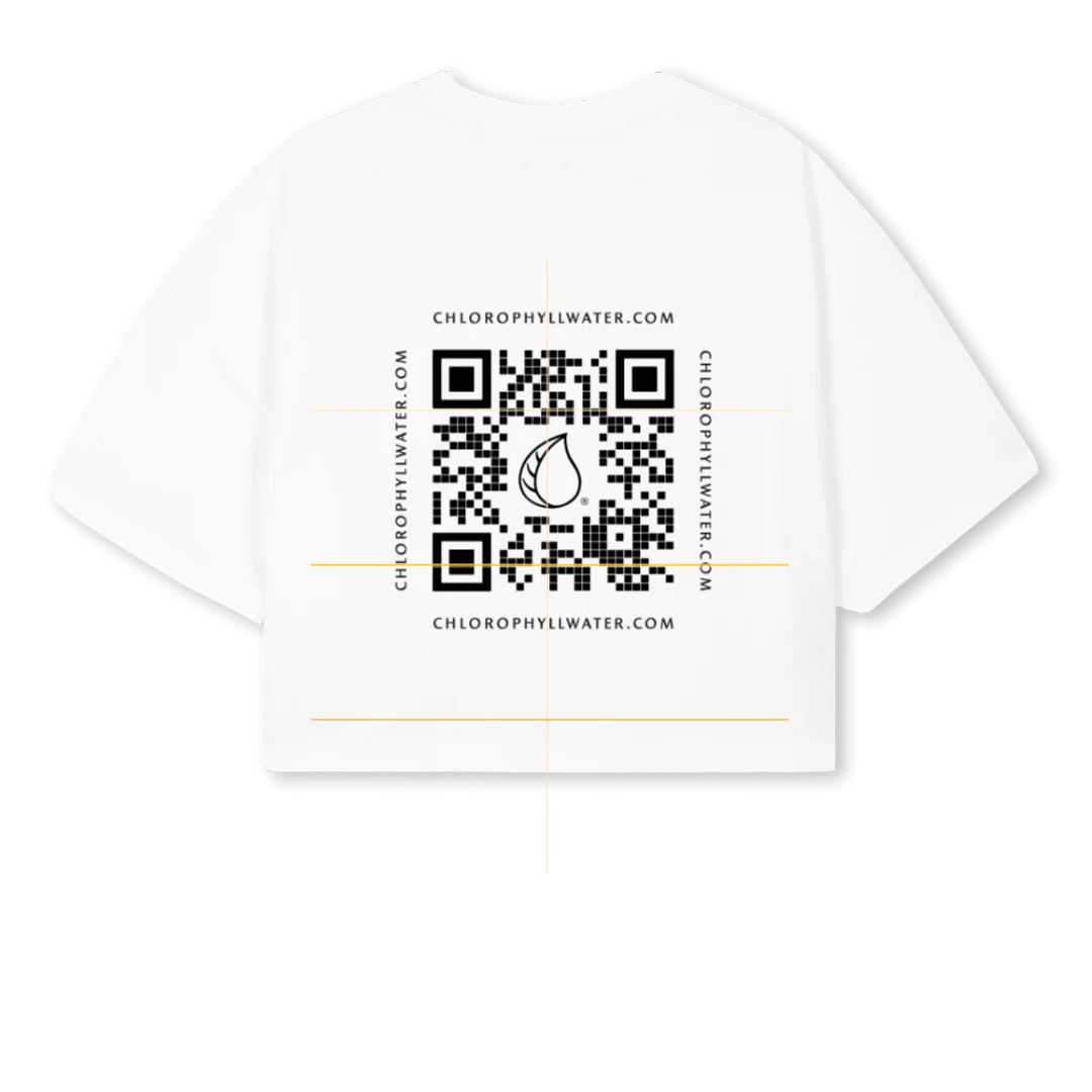 GRAZISHIRT White Cropped Oversized Tee. - Image 2