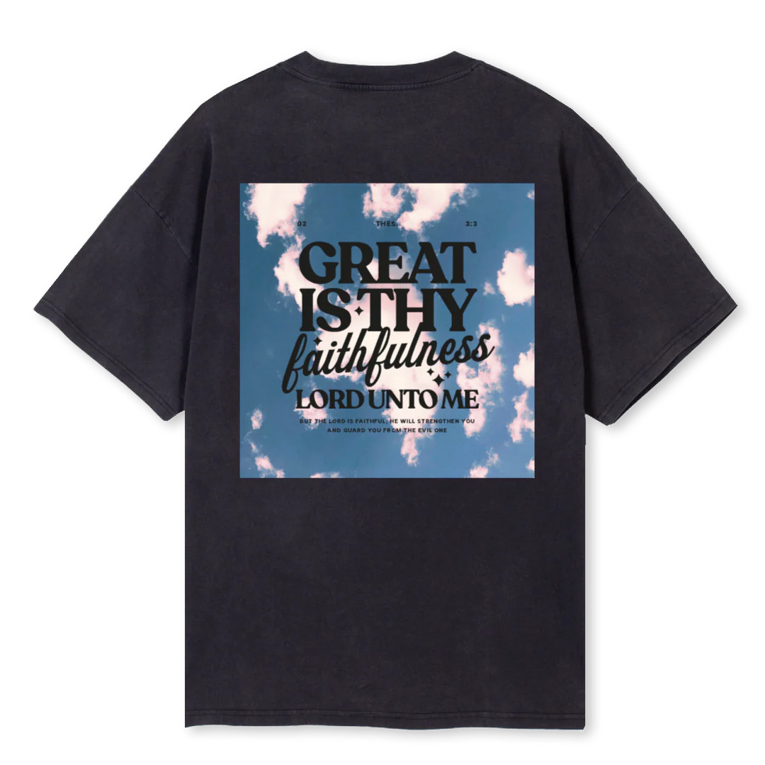 GREATISTHSIRTBLACK Vintage Black Oversized Tee. - Image 2
