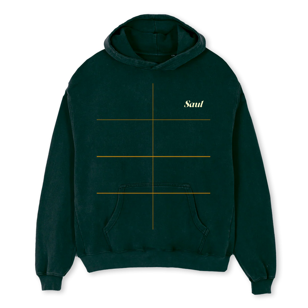 GREEN C H Wild Green Oversized Hoodie.