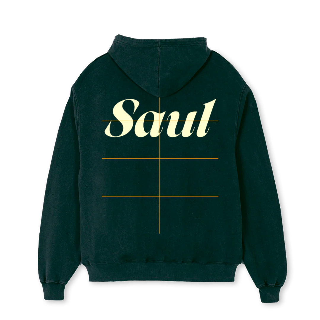 GREEN C H Wild Green Oversized Hoodie. - Image 2