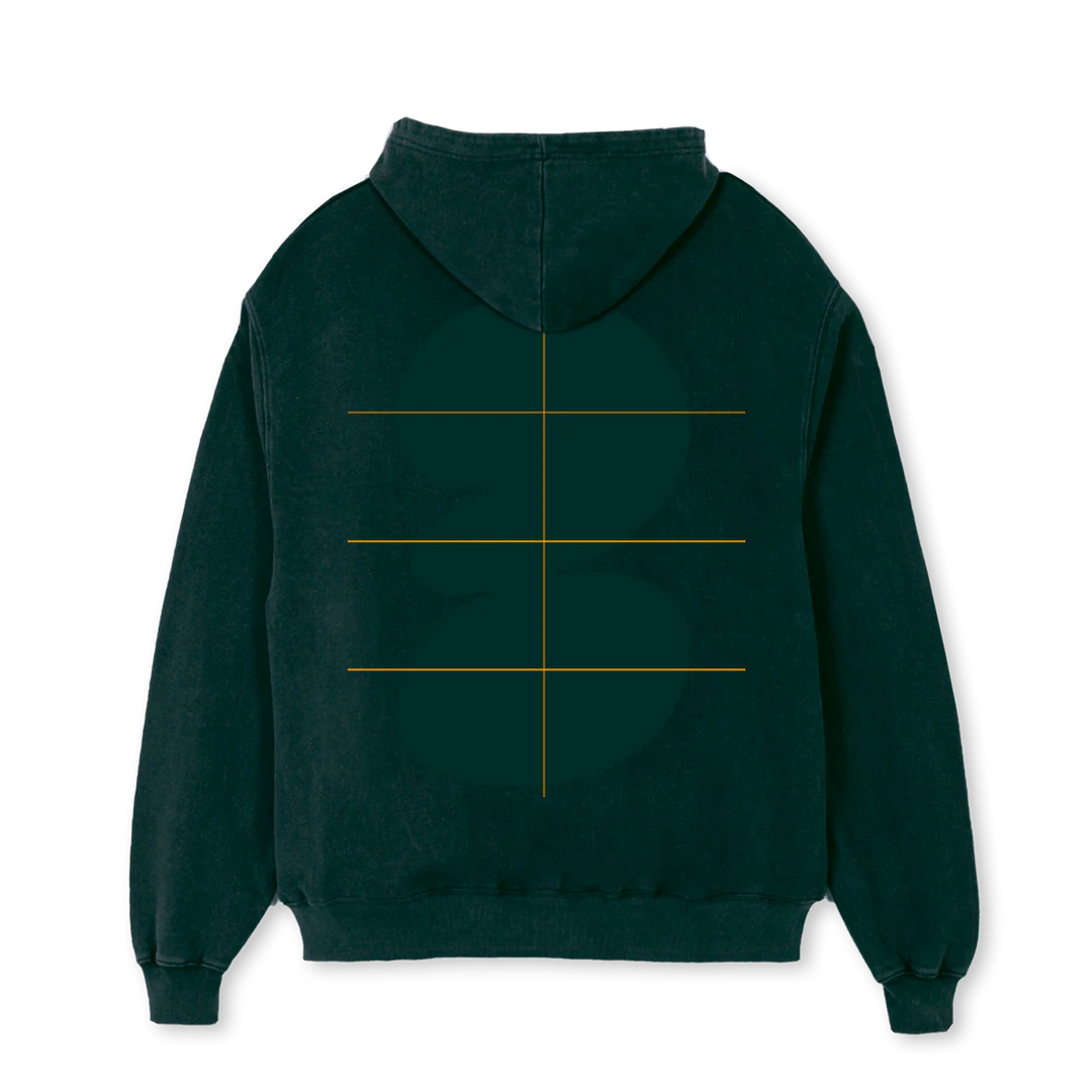 GREEN HOO Wild Green Oversized Hoodie. - Image 2