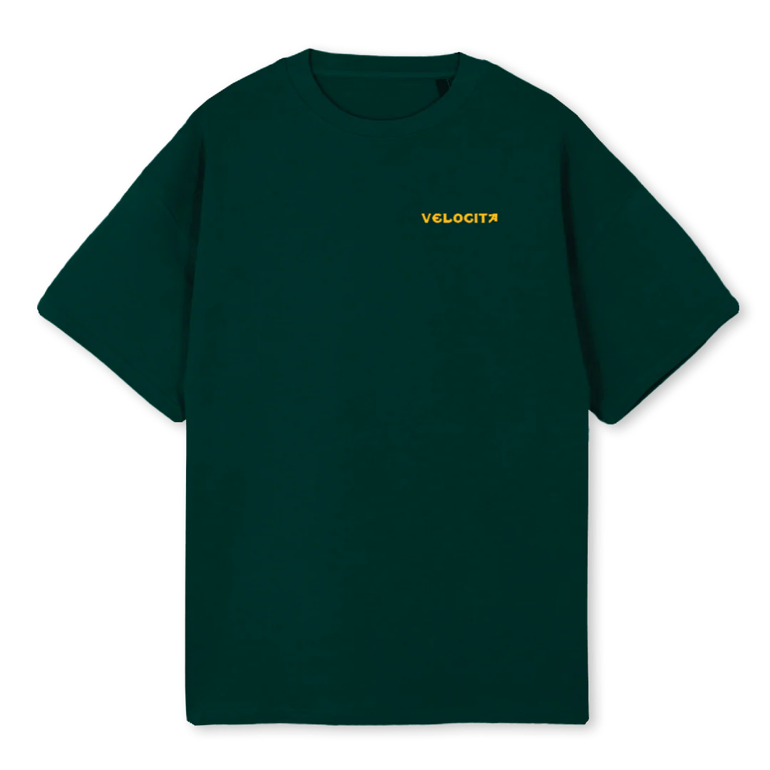 GREEN PORSCHE Wild Green Oversized Tee.