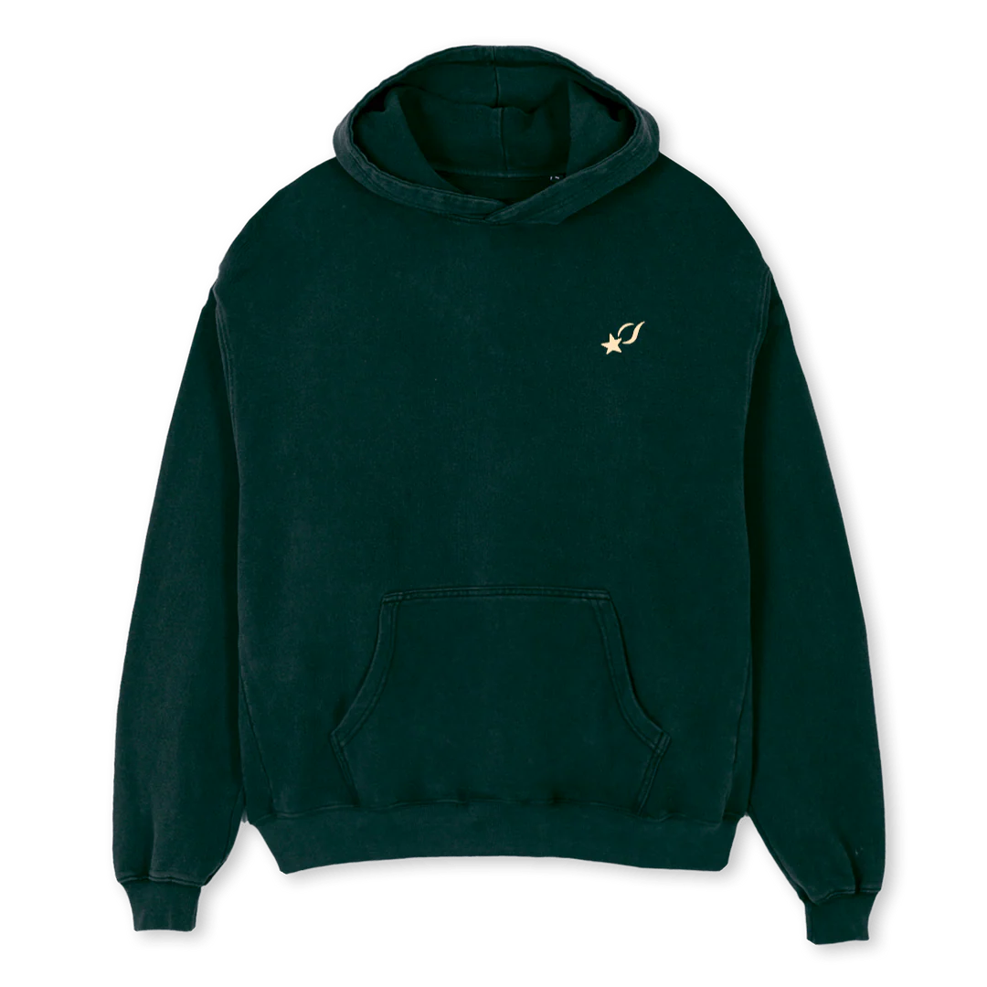GREEN STAR Wild Green Oversized Hoodie.